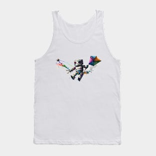 Robot Fling Kite Tank Top